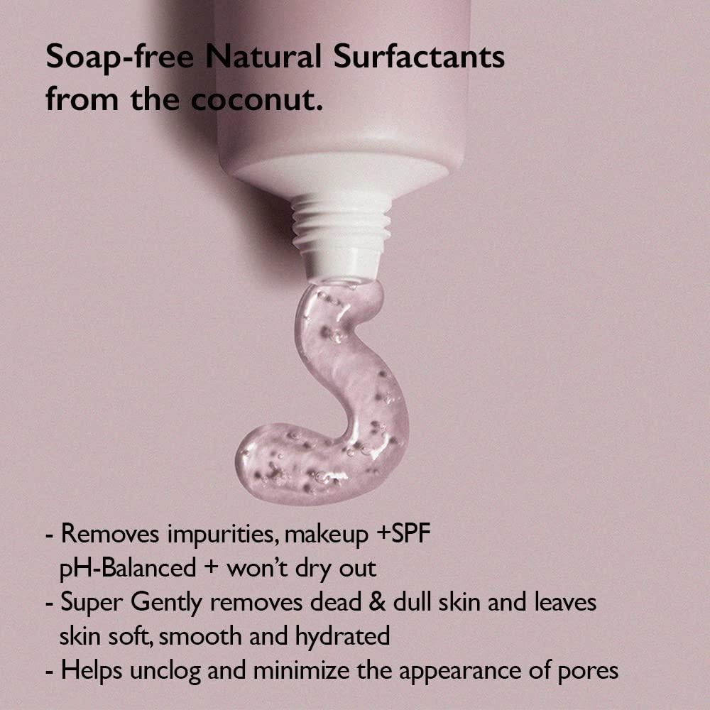 Gel Limpiador Suave Haruharu Arroz Negro 100ml pH 5.5