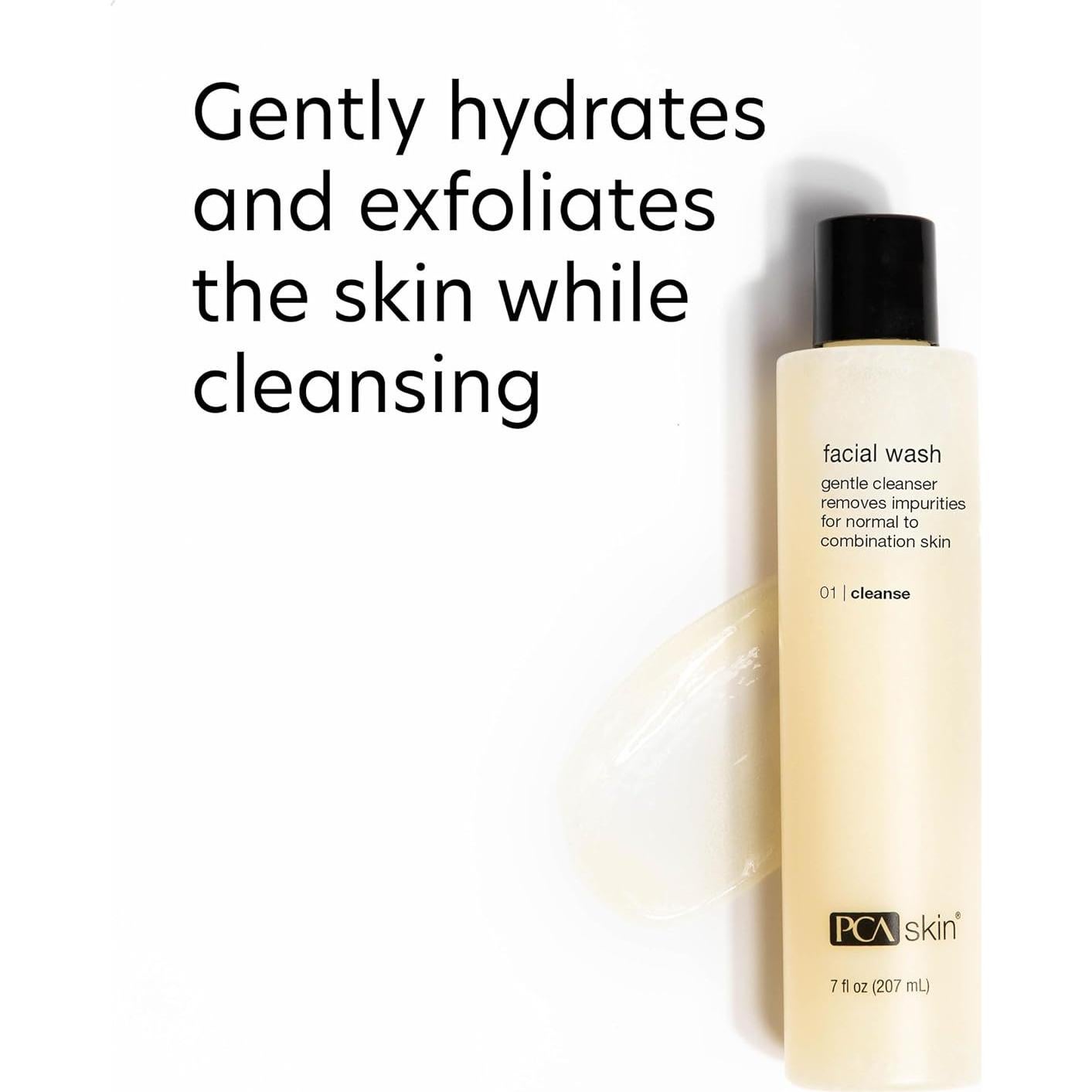 Limpiador Facial Espumoso PCA SKIN 199g Hidratante