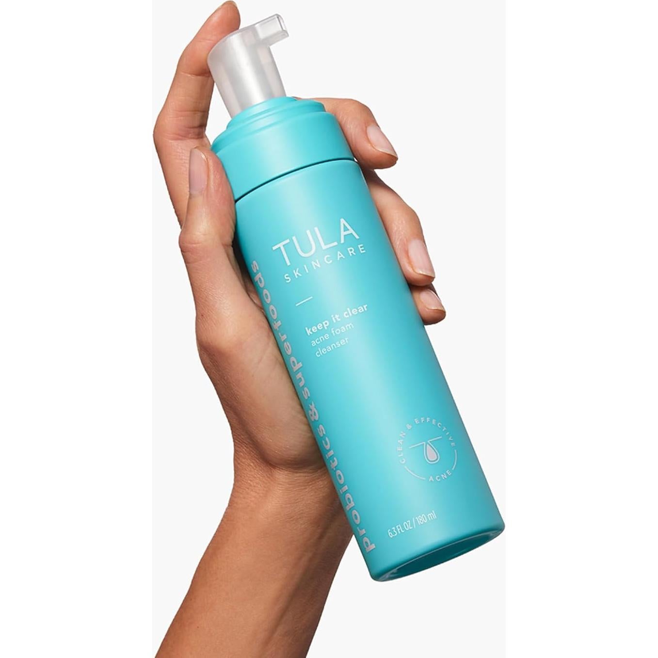 Limpiador Espumoso TULA para Acné 186 ml Ácido Salicílico