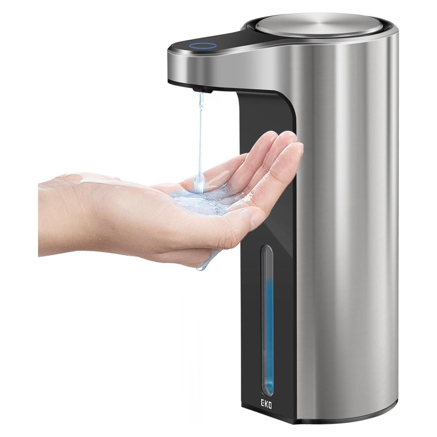 Dispensador Automático de Jabón EKO 266 ml Acero Inoxidable
