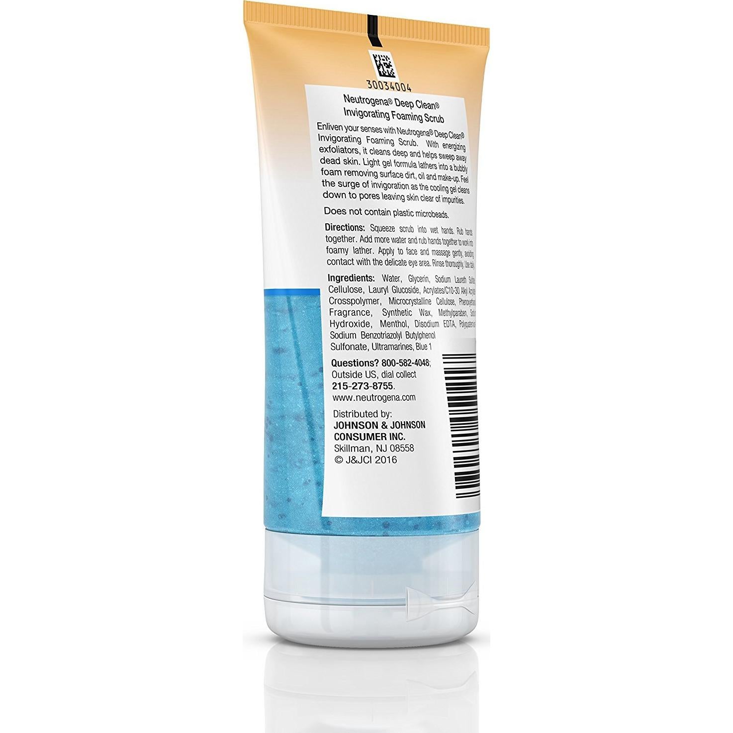 Exfoliante Facial Espumoso Neutrogena Deep Clean 125 ml