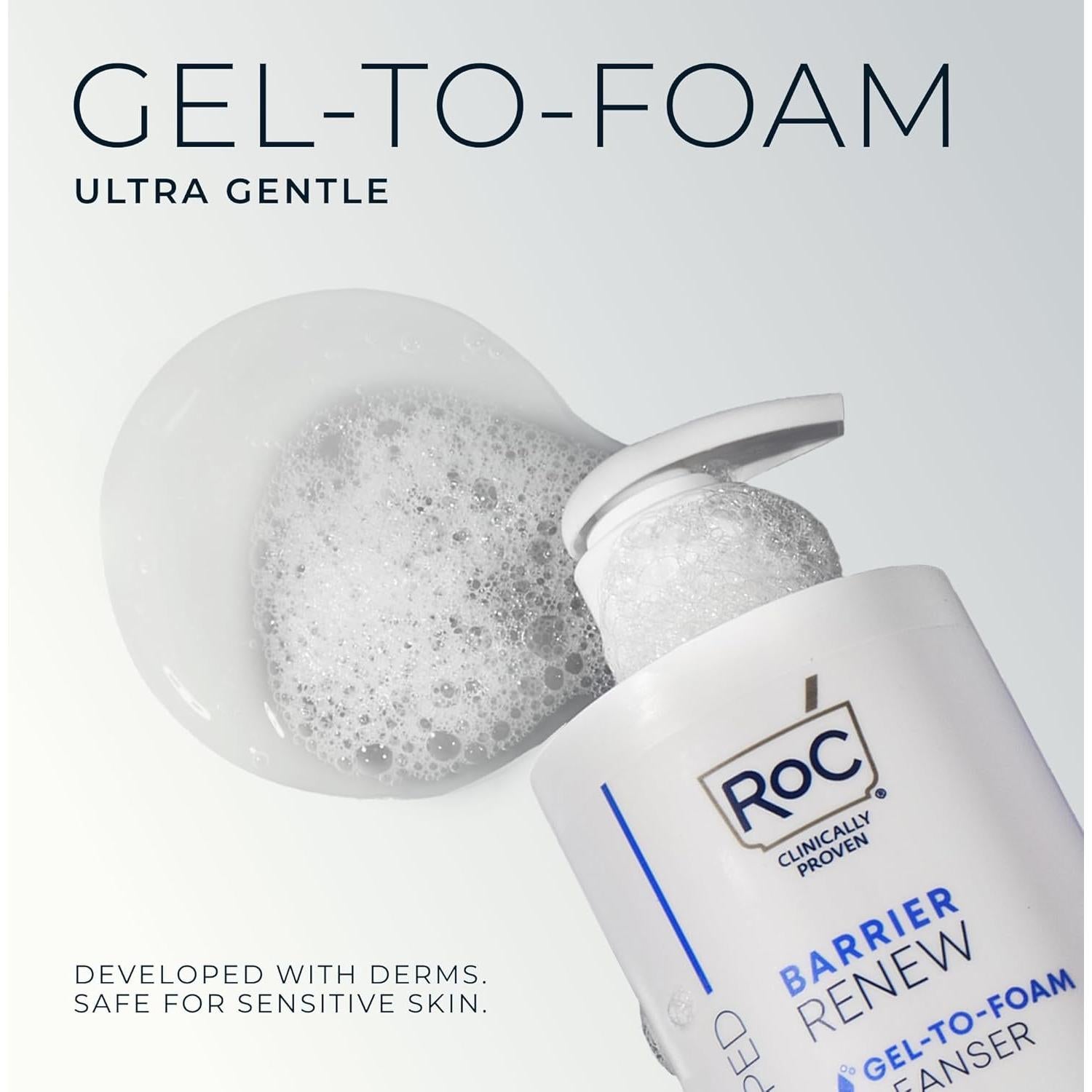 Gel Espumoso Limpiador RoC Barrier Renew 340 g Piel Sensible