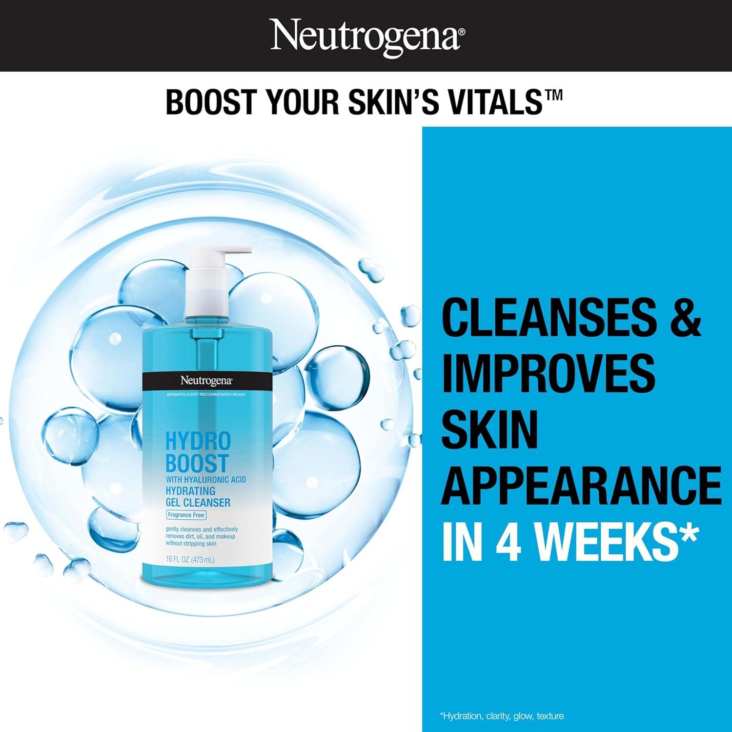 Limpiador Facial Hidratante Neutrogena Hydro Boost 473 ml