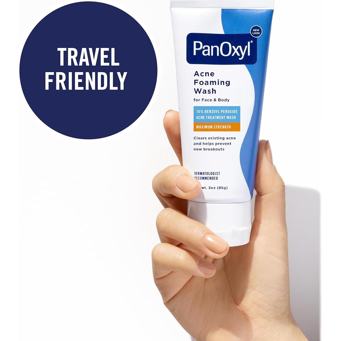 PanOxyl Lavado Espumoso Acné 10% Peróxido 98g - Viaje