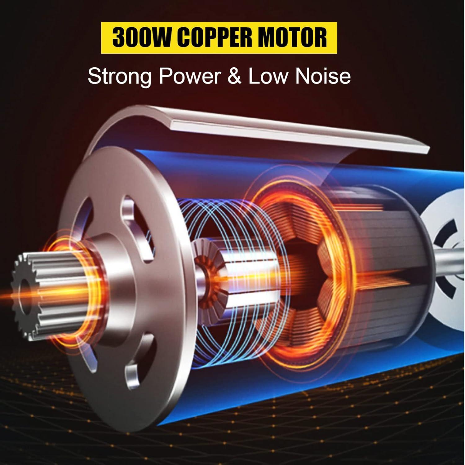 Trituradora de Hielo Eléctrica 300W Acero Inoxidable 100kg/h