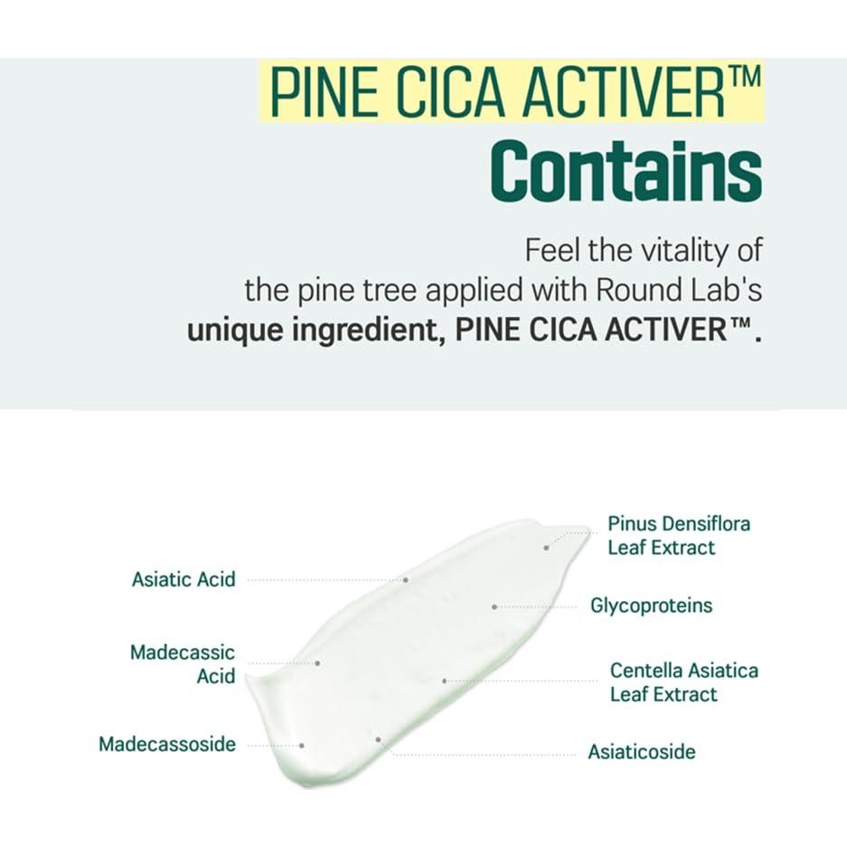Limpiador Facial Calmante Cica Pine Round Lab 150 ml