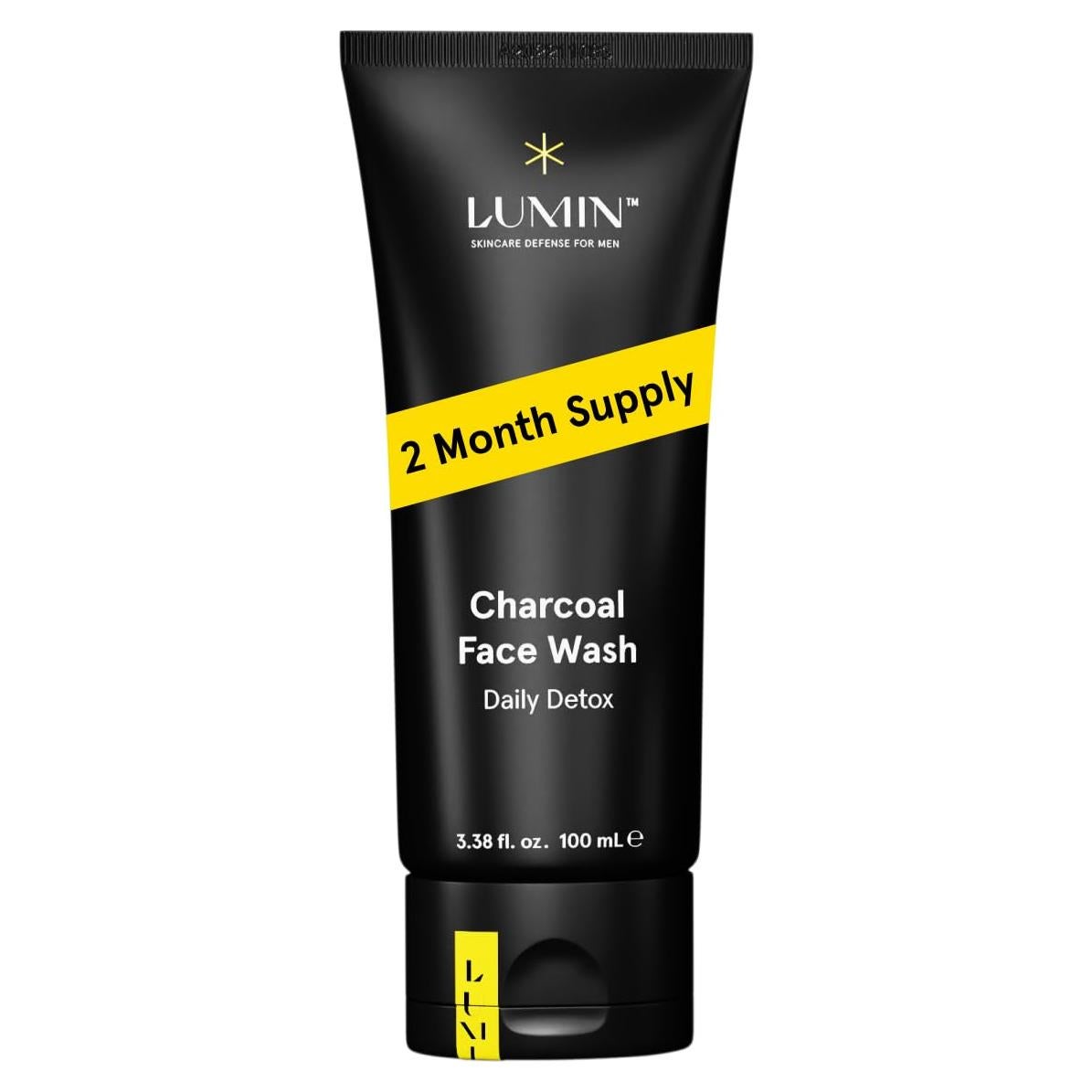 Limpiador Facial de Carbón Lumin 100ml para Hombres