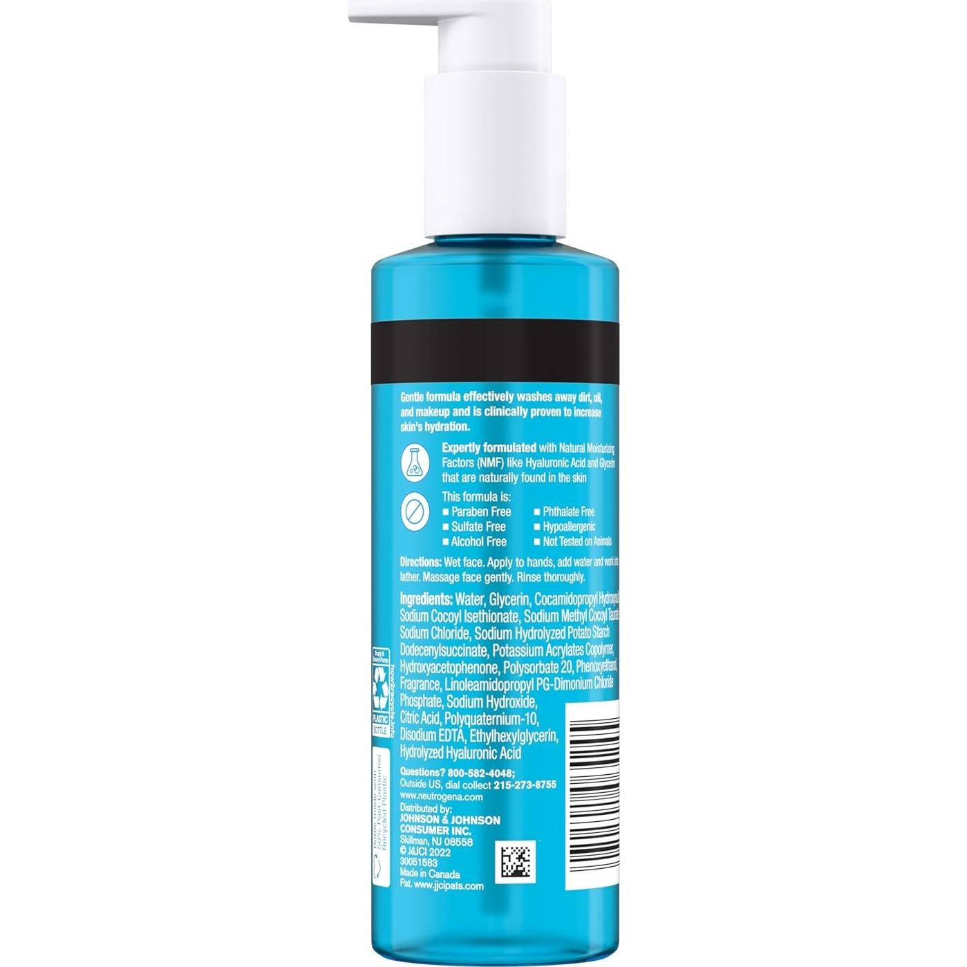 Gel Limpiador Facial Hidratante Neutrogena Hydro Boost 230 ml