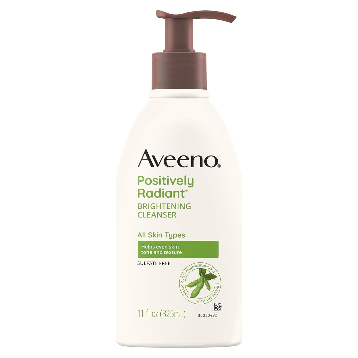 Limpiador Facial Iluminador Aveeno 325 ml Piel Sensible