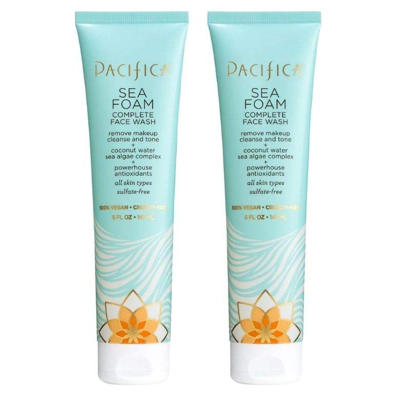 Limpiador Facial Espumoso Pacifica 295 ml Vegano 2 Piezas