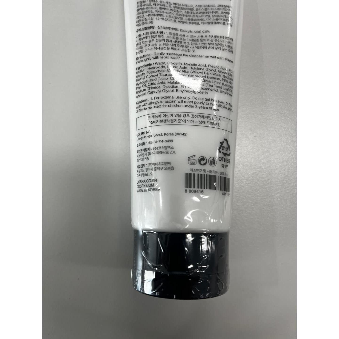 Limpiador Facial Suave COSRX Ácido Salicílico 150ml