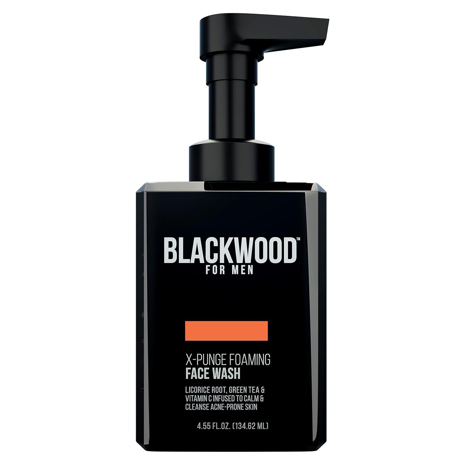 Jabón Espumoso Facial Blackwood 129g - Limpiador Vegano
