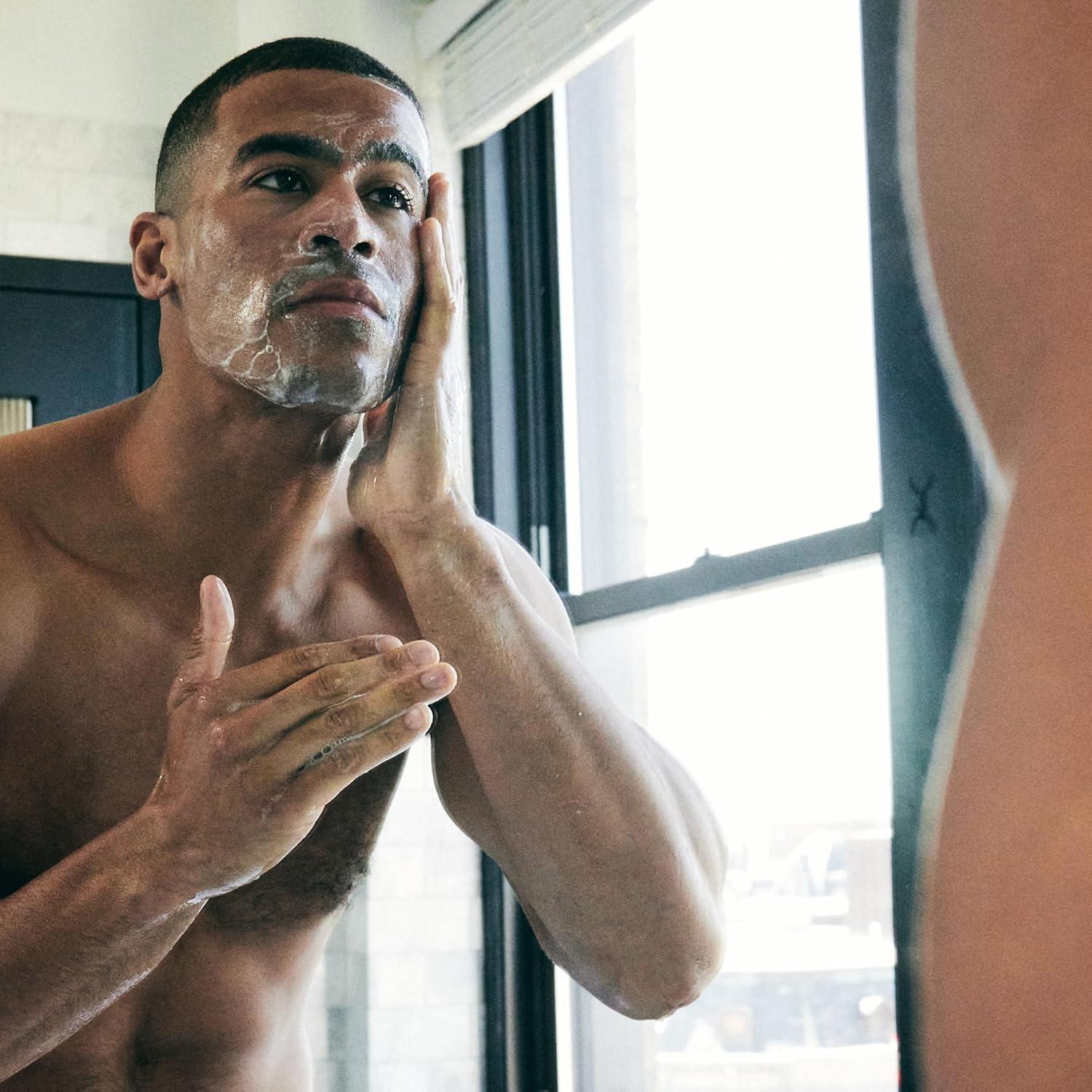 Gel Limpiador Facial Aclarador Brickell 226g Natural Hombre