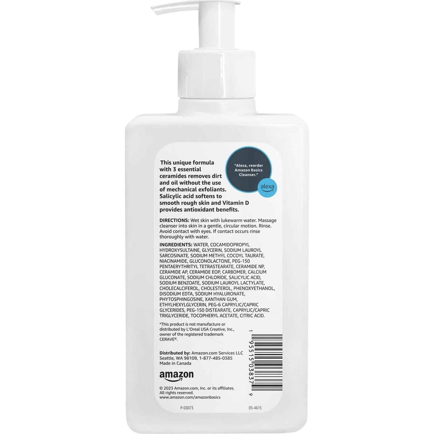 Limpiador Facial Amazon Basics Ácido Salicílico 236 ml
