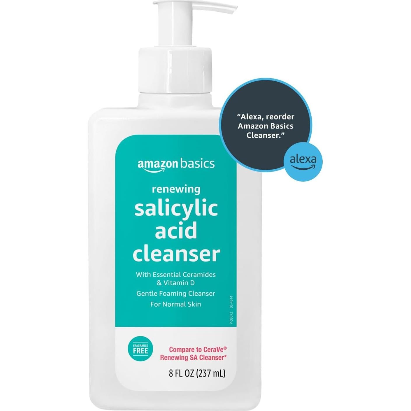 Limpiador Facial Amazon Basics Ácido Salicílico 236 ml
