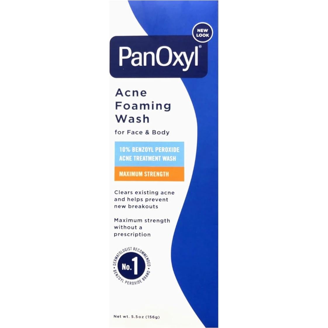 Lavado Espumoso para Acné PanOxyl 5.5 oz Paquete de 2