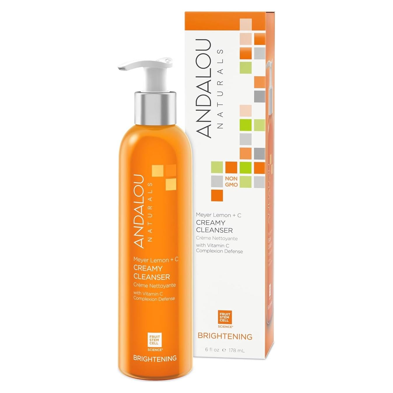 Limpiador Facial Suave Andalou Naturals 173g Vitamina C