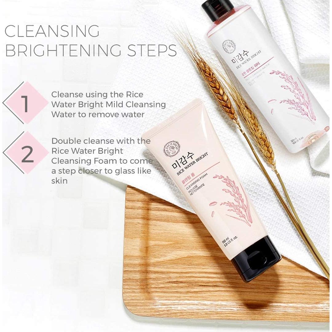 Espuma Limpiadora BETT 150ml con Agua de Arroz e Hidratación