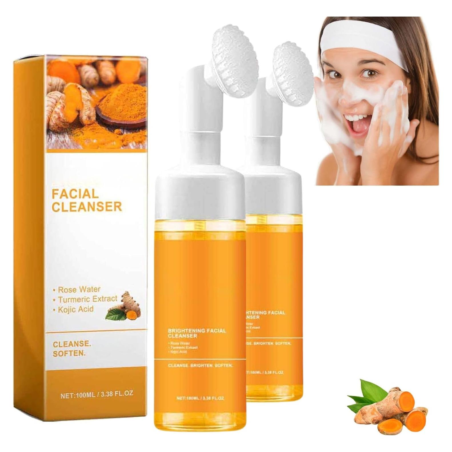 Limpiador Facial Espumoso CROOT 2PCS 100ml Cúrcuma Natural