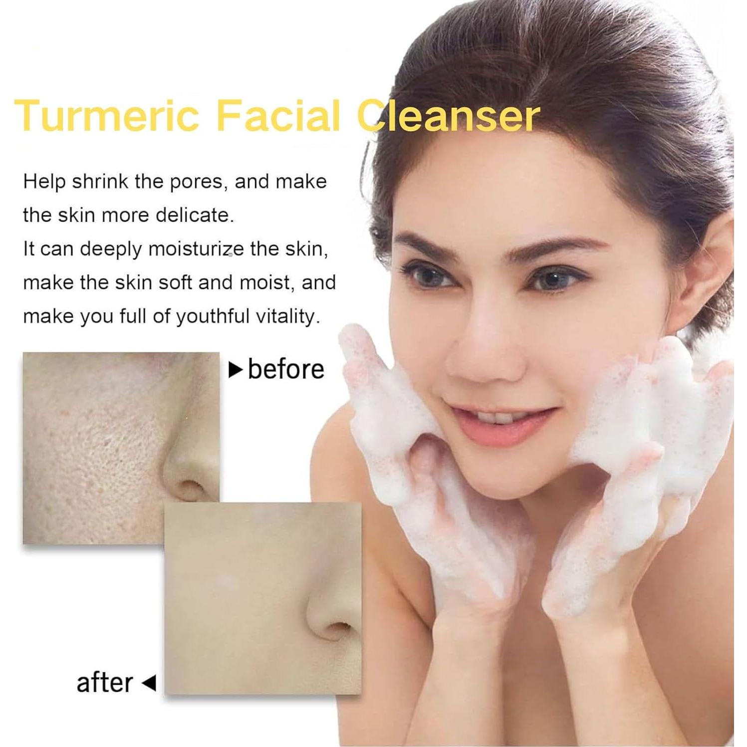 Limpiador Facial Espumoso CROOT 2PCS 100ml Cúrcuma Natural