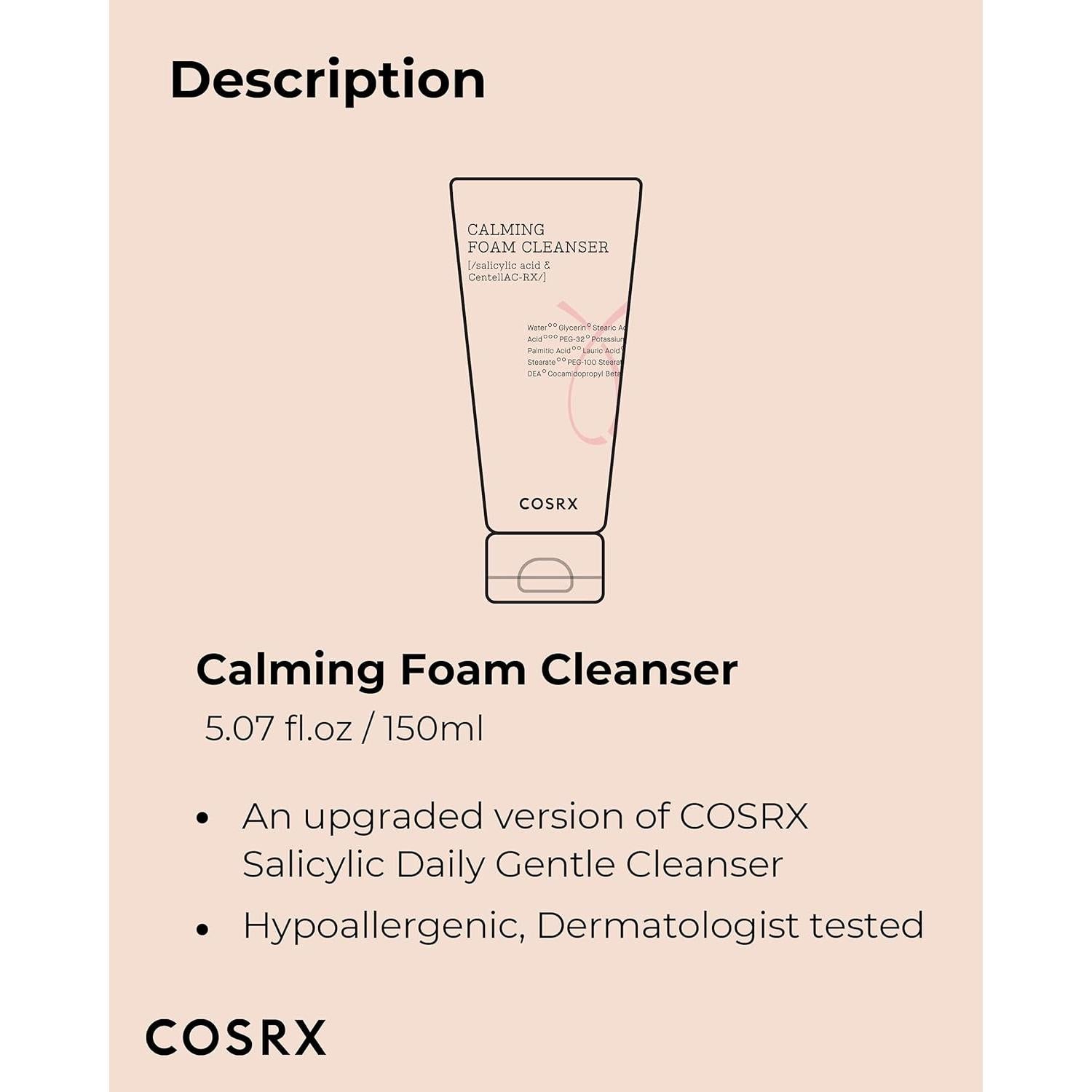 Limpiador Espumoso COSRX AC Collection 150ml Ácido Salicílico