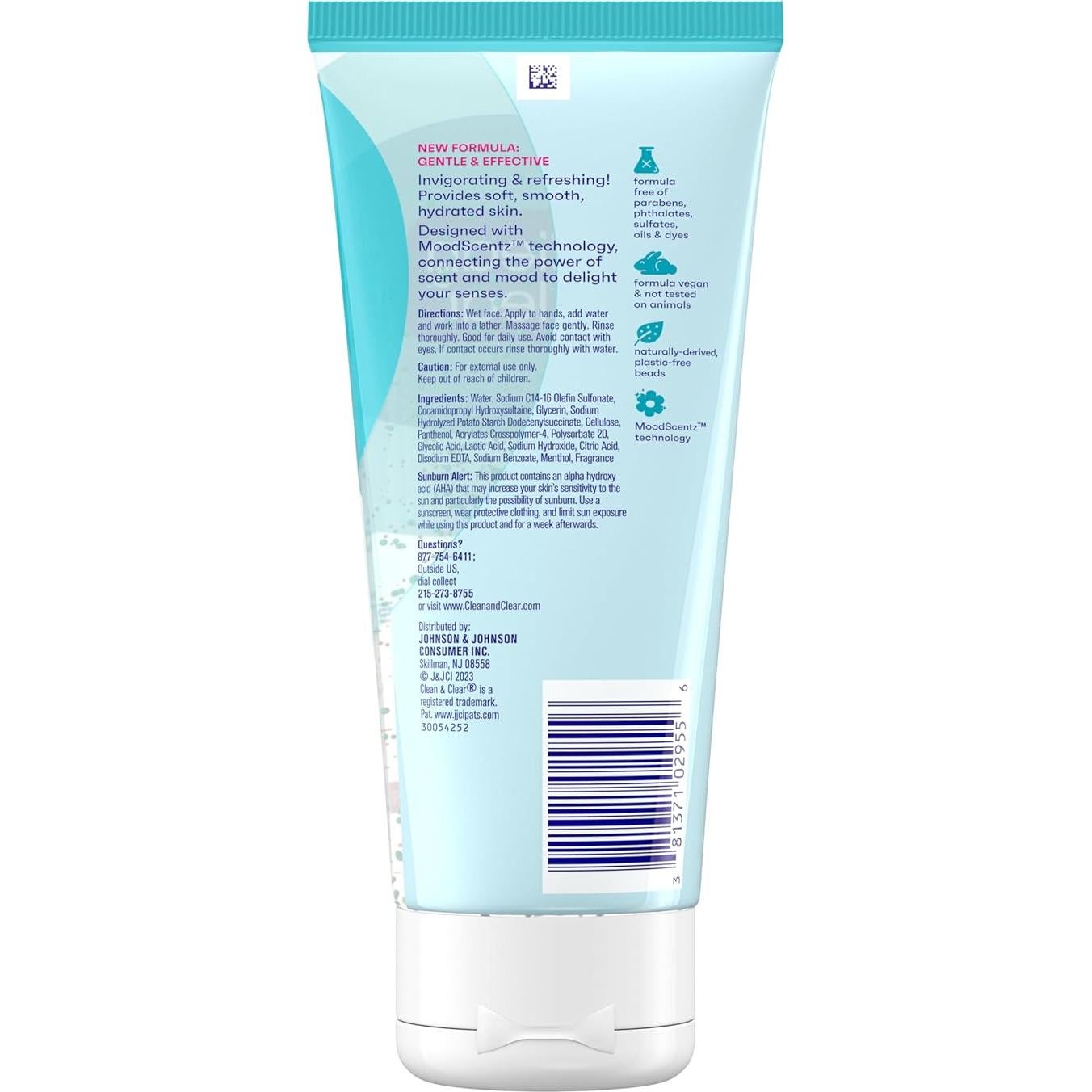 Limpiador Exfoliante Facial Clean & Clear 207 ml Pro-Vitamina B5