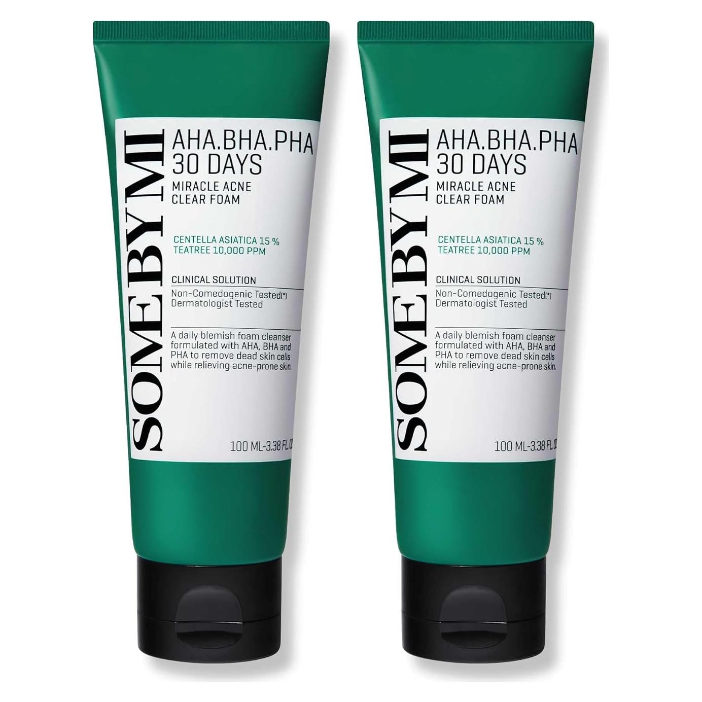 Espuma Limpiadora Facial SOME BY MI 2x280g AHA BHA PHA