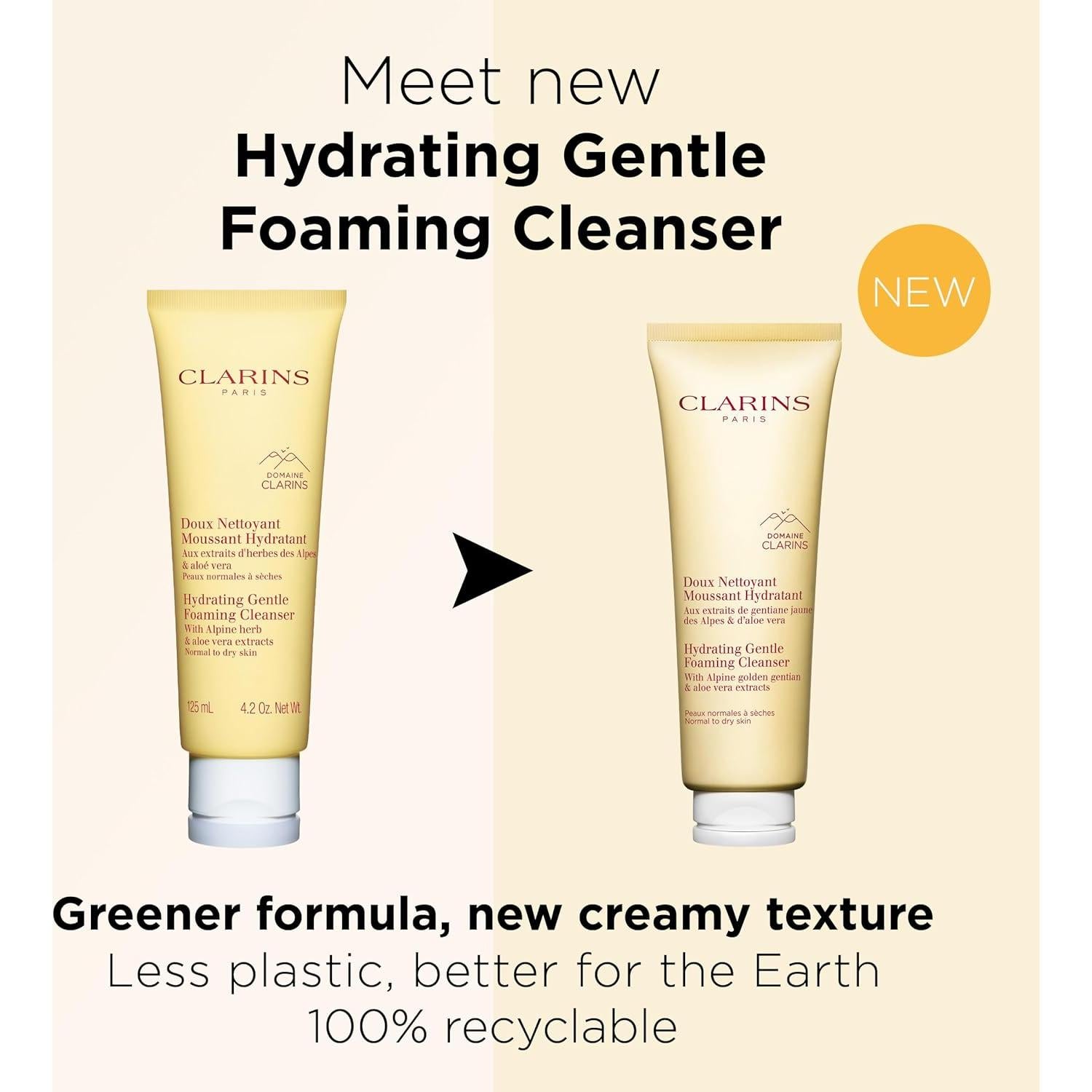 Limpiador Facial Espumoso Suave Clarins 119 g Hidratante