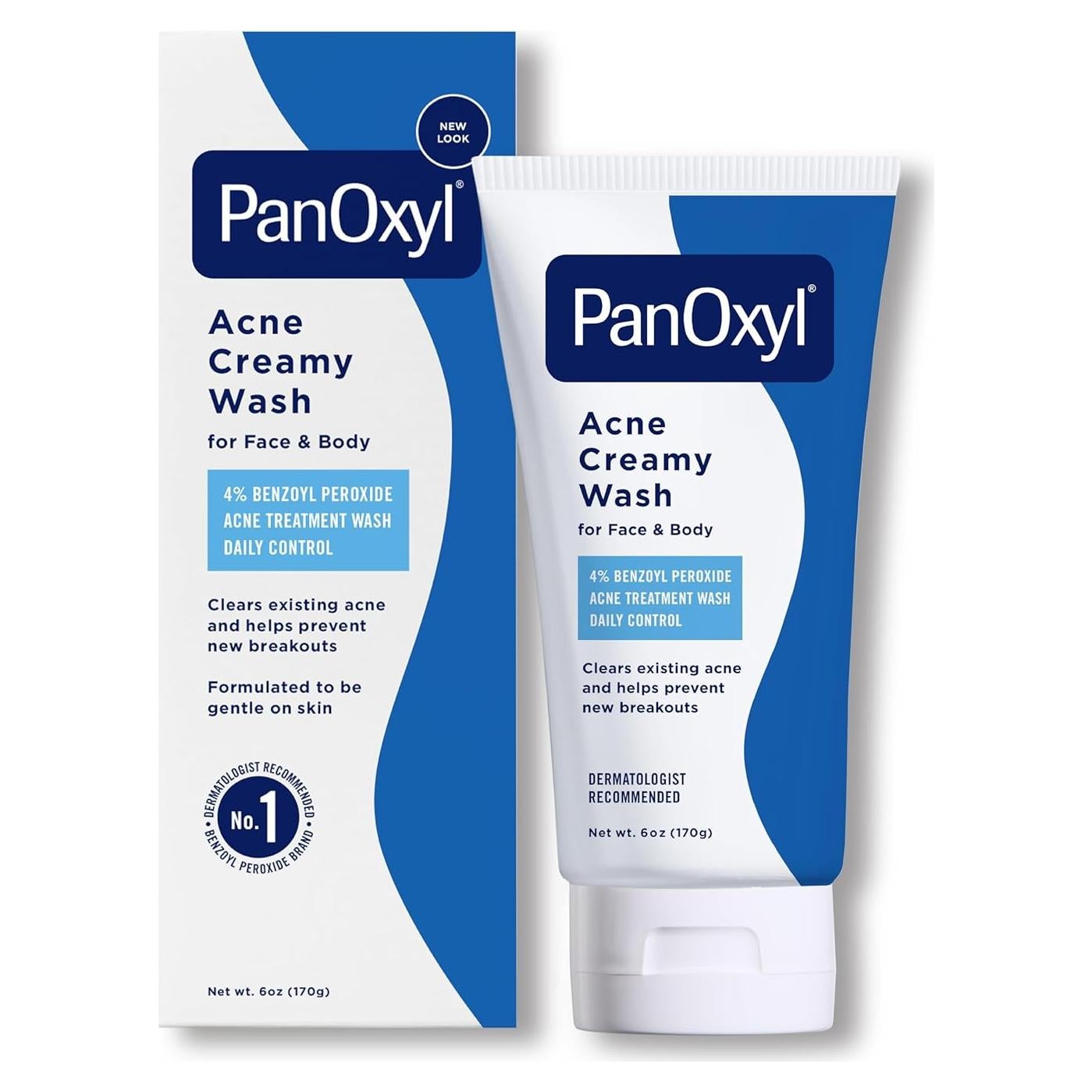 PanOxyl Lavado Crema Antimicrobiano 4% 170g para Acné