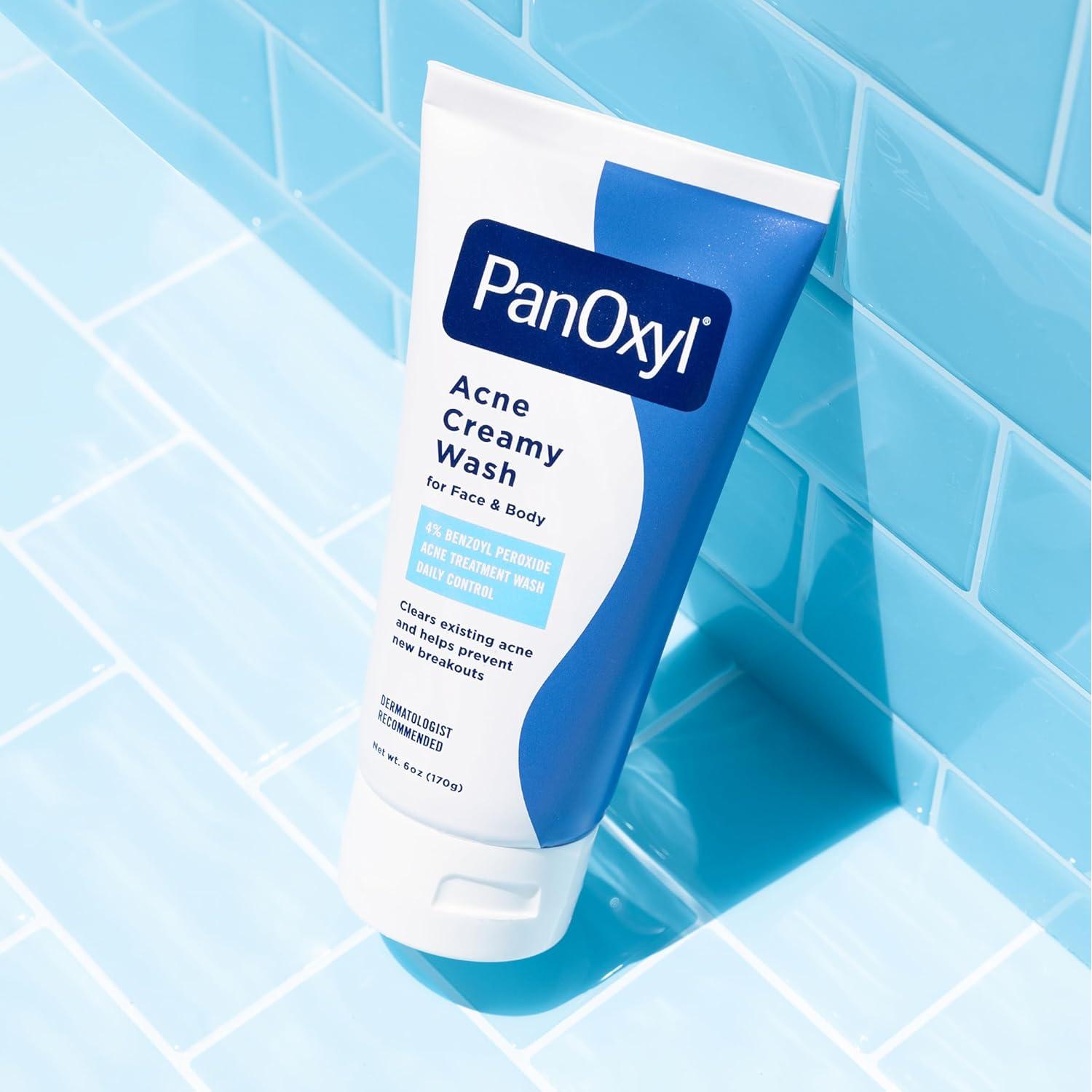 PanOxyl Lavado Crema Antimicrobiano 4% 170g para Acné