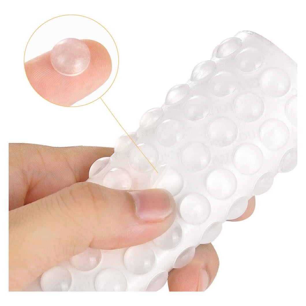 200 Amortiguadores de Goma FATLODA Transparentes Autoadhesivos