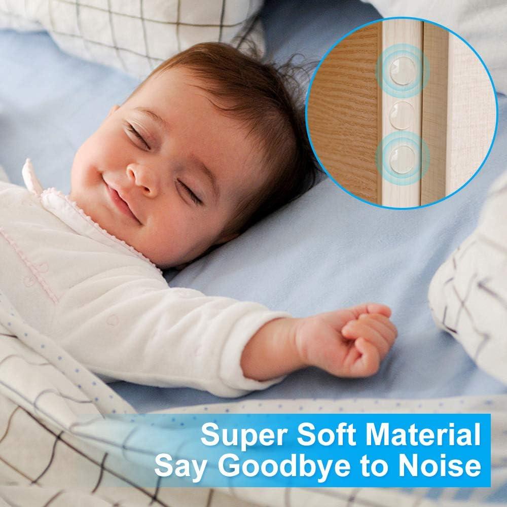 200 Amortiguadores de Goma FATLODA Transparentes Autoadhesivos