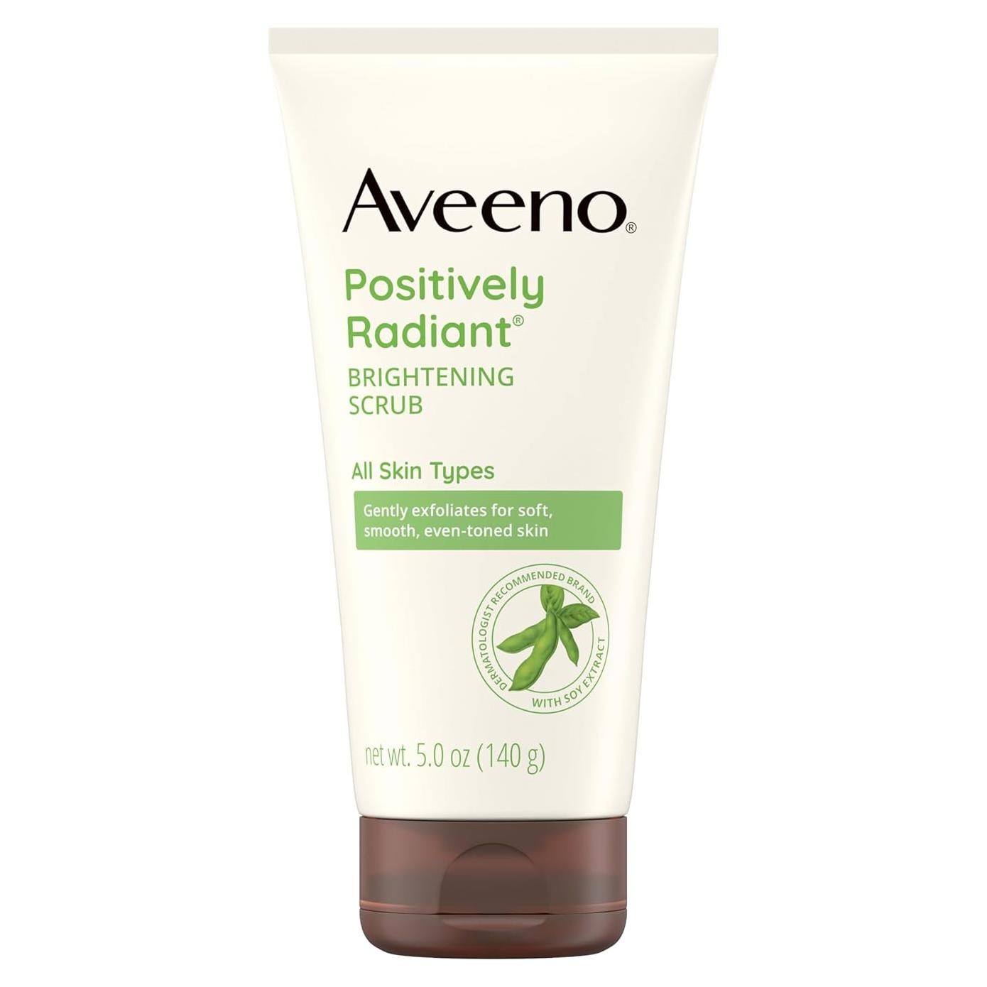 Exfoliante Facial Diario Aveeno 5 oz Iluminador Soja