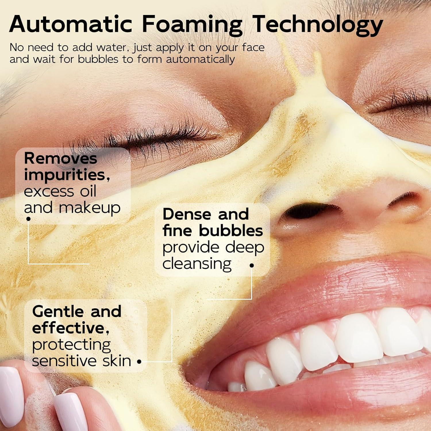 Limpiador Facial Espumoso AOPO 4 en 1 Cúrcuma 95,7 g