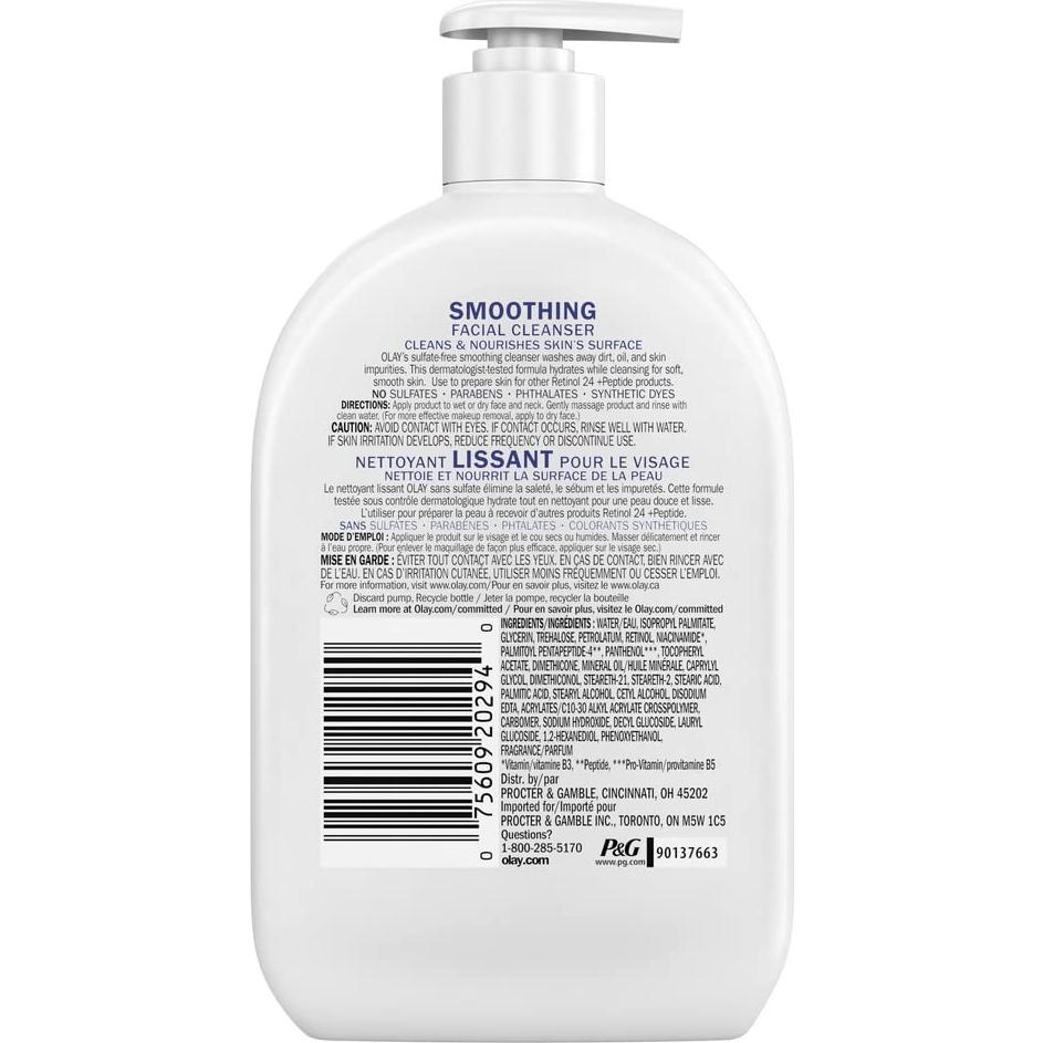 Limpiador Facial Olay Retinol 24 + Péptidos 473 ml