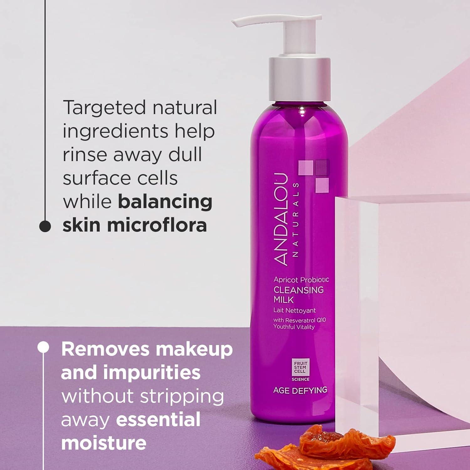 Leche Limpiadora Probiotica Andalou Naturals 177 ml