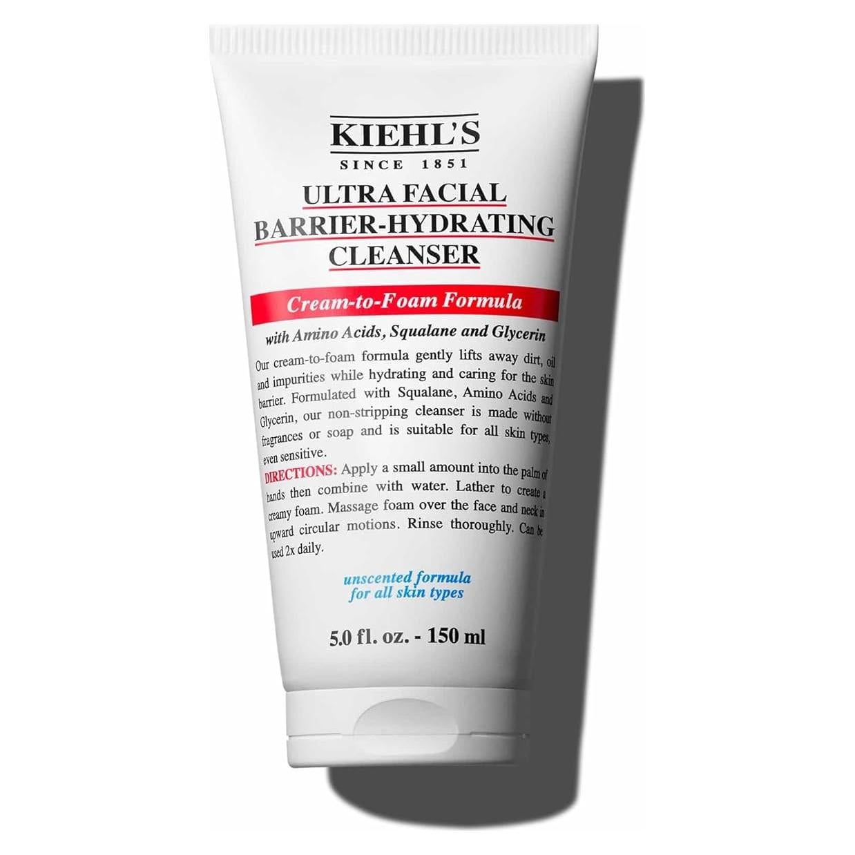 Limpiador Hidratante Facial Kiehl's 148 ml Crema a Espuma