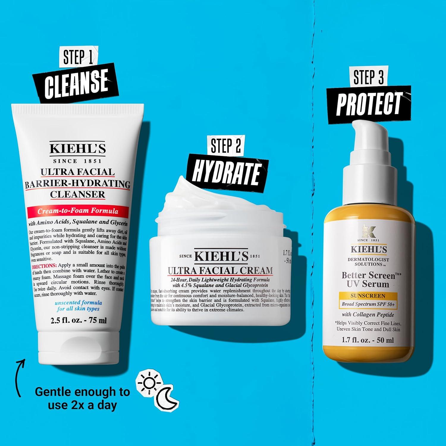 Limpiador Hidratante Facial Kiehl's 148 ml Crema a Espuma