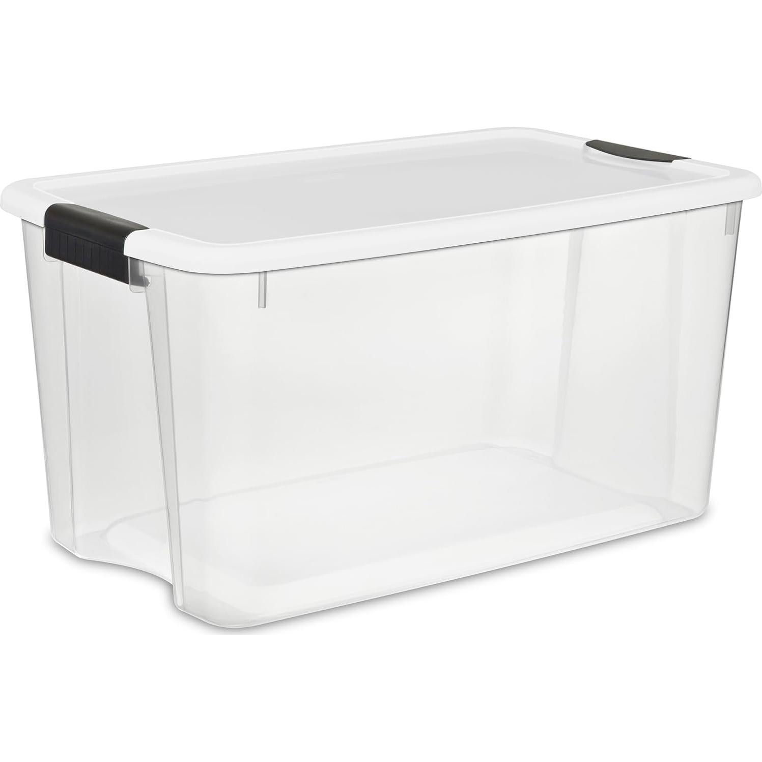 Caja de Almacenamiento Sterilite 70L Transparente 4-Pack