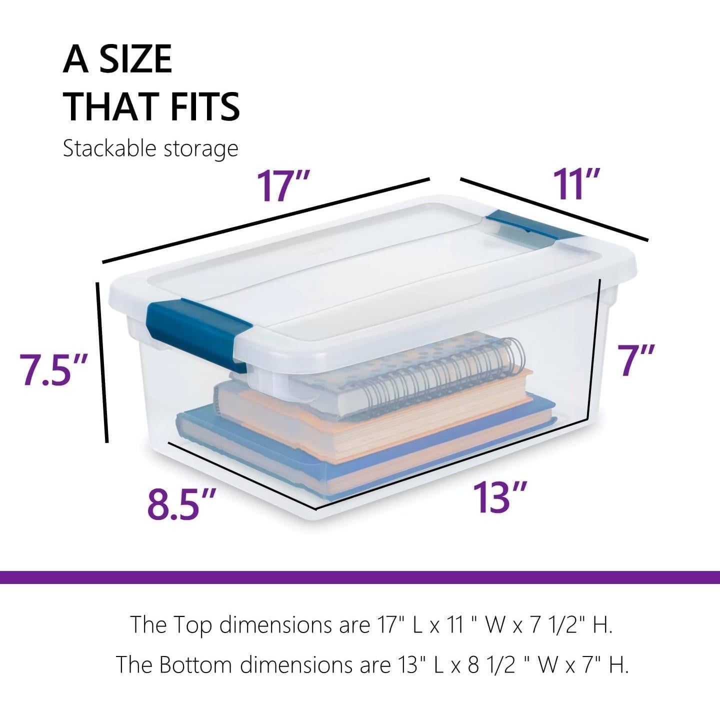 Contenedor de Almacenamiento Plástico Tribello 15L con Tapa