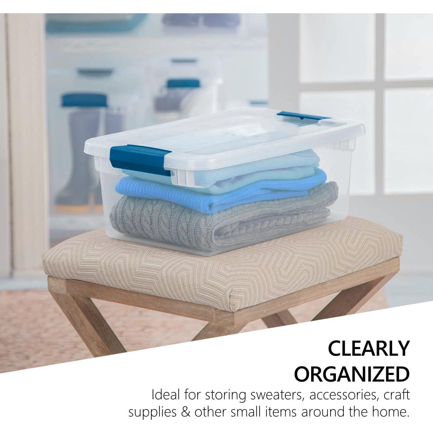 Contenedor de Almacenamiento Plástico Tribello 15L con Tapa