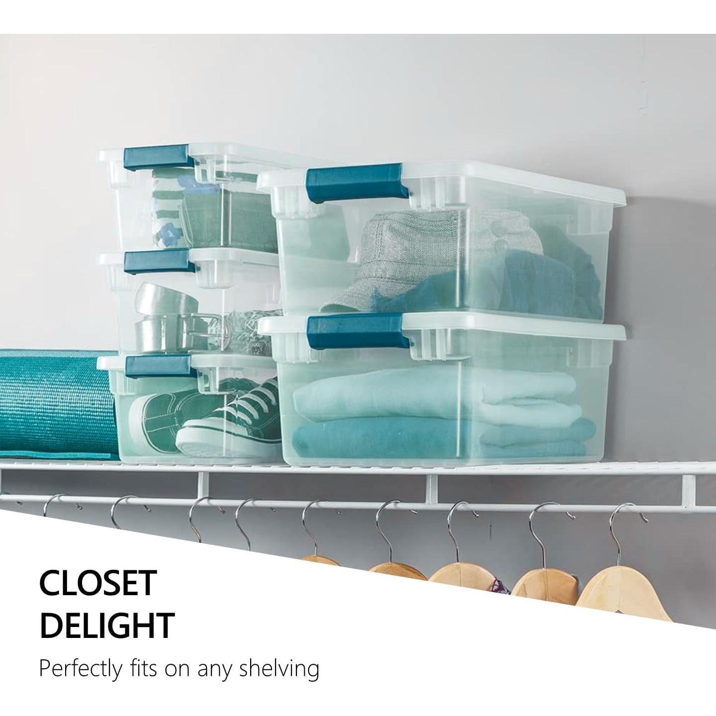 Contenedor de Almacenamiento Plástico Tribello 15L con Tapa