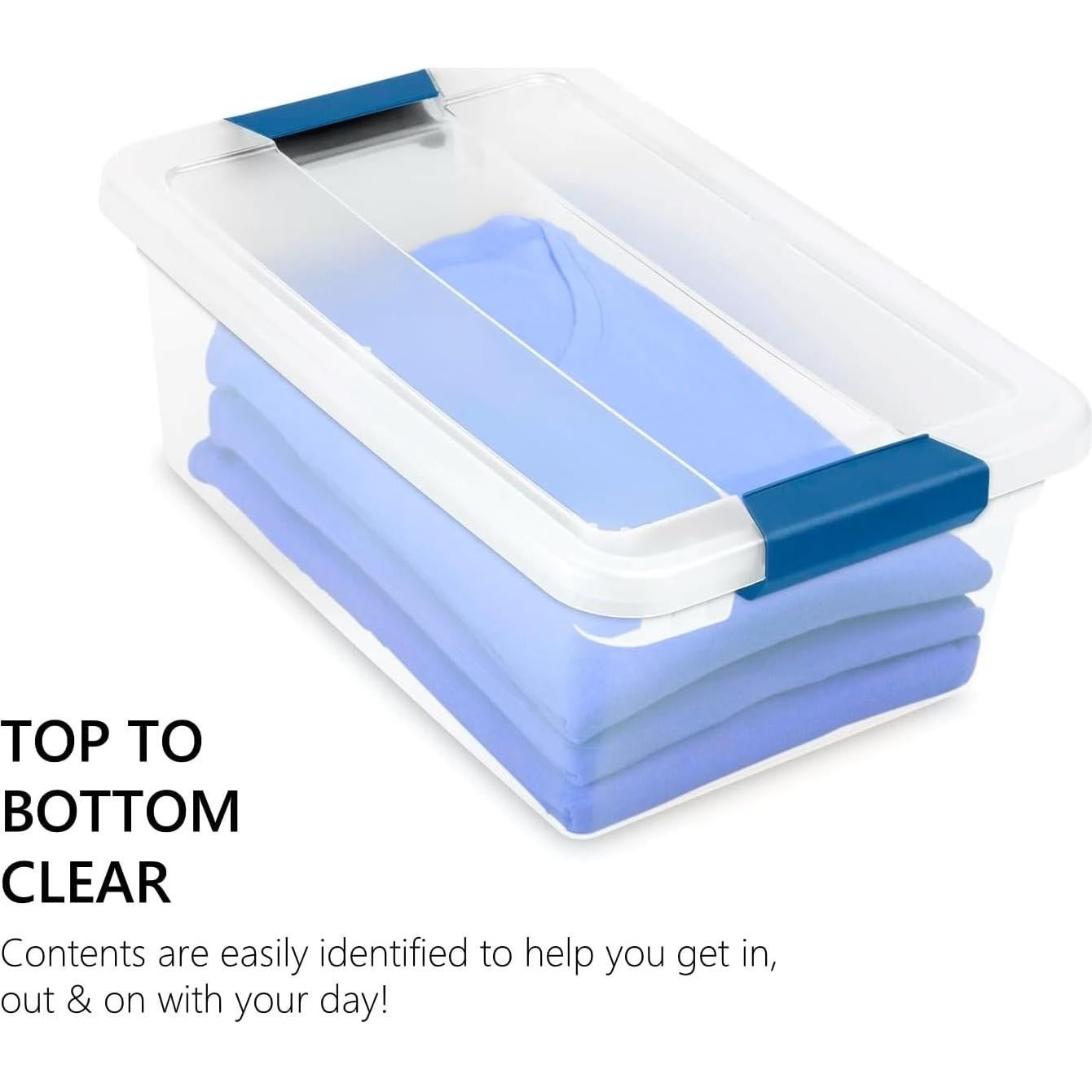 Contenedor de Almacenamiento Plástico Tribello 15L con Tapa