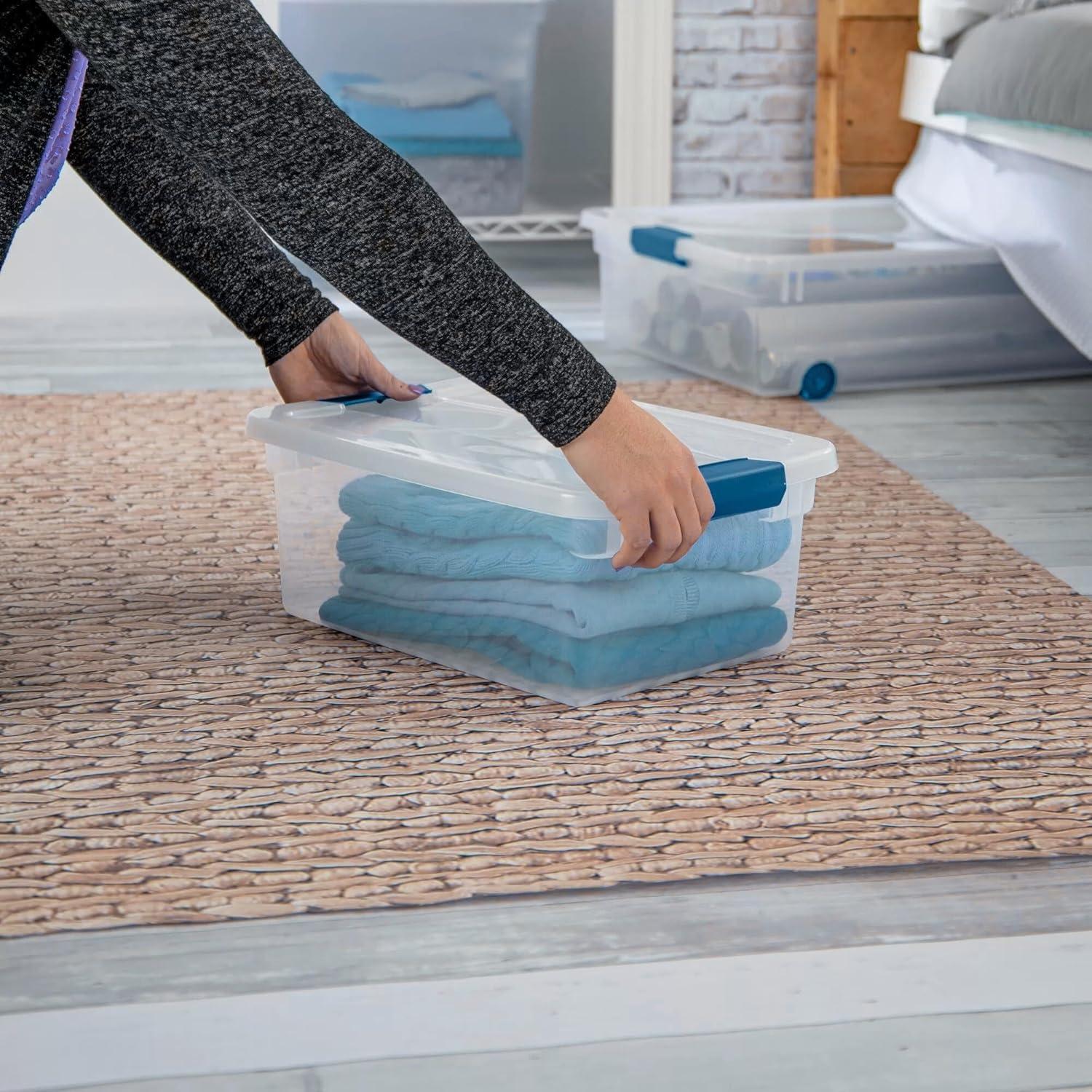 Contenedor de Almacenamiento Plástico Tribello 15L con Tapa