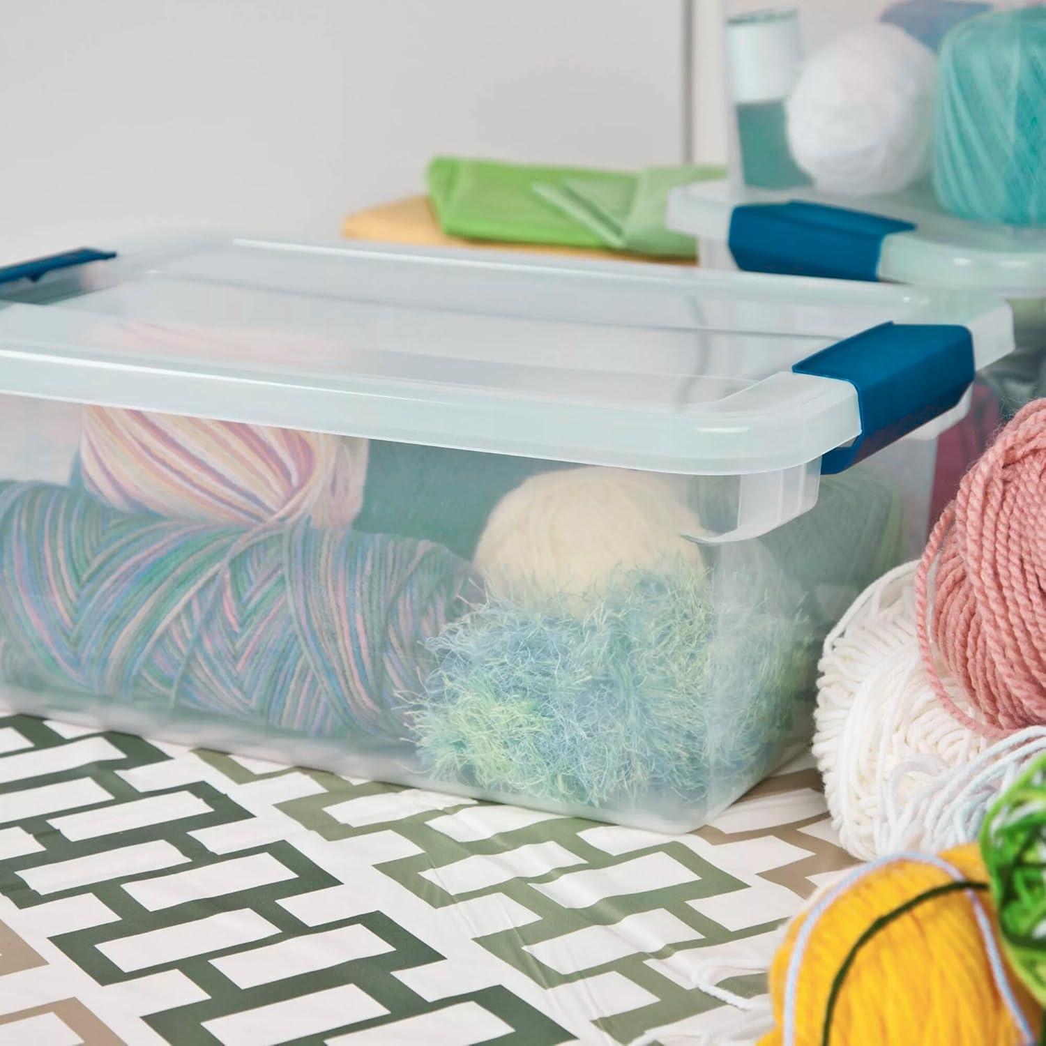 Contenedor de Almacenamiento Plástico Tribello 15L con Tapa