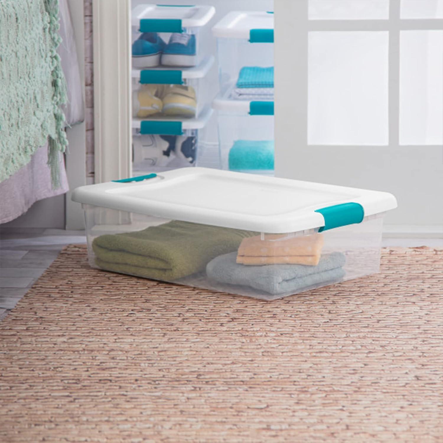 Caja de Almacenamiento Sterilite 30.28L Transparente con Cierre