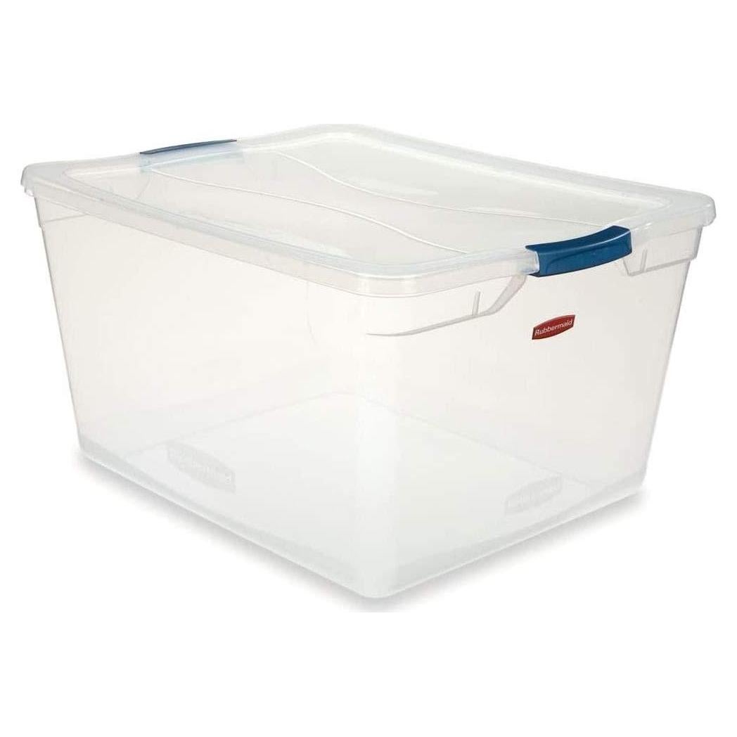 Contenedor de Almacenamiento Rubbermaid 67L Transparente
