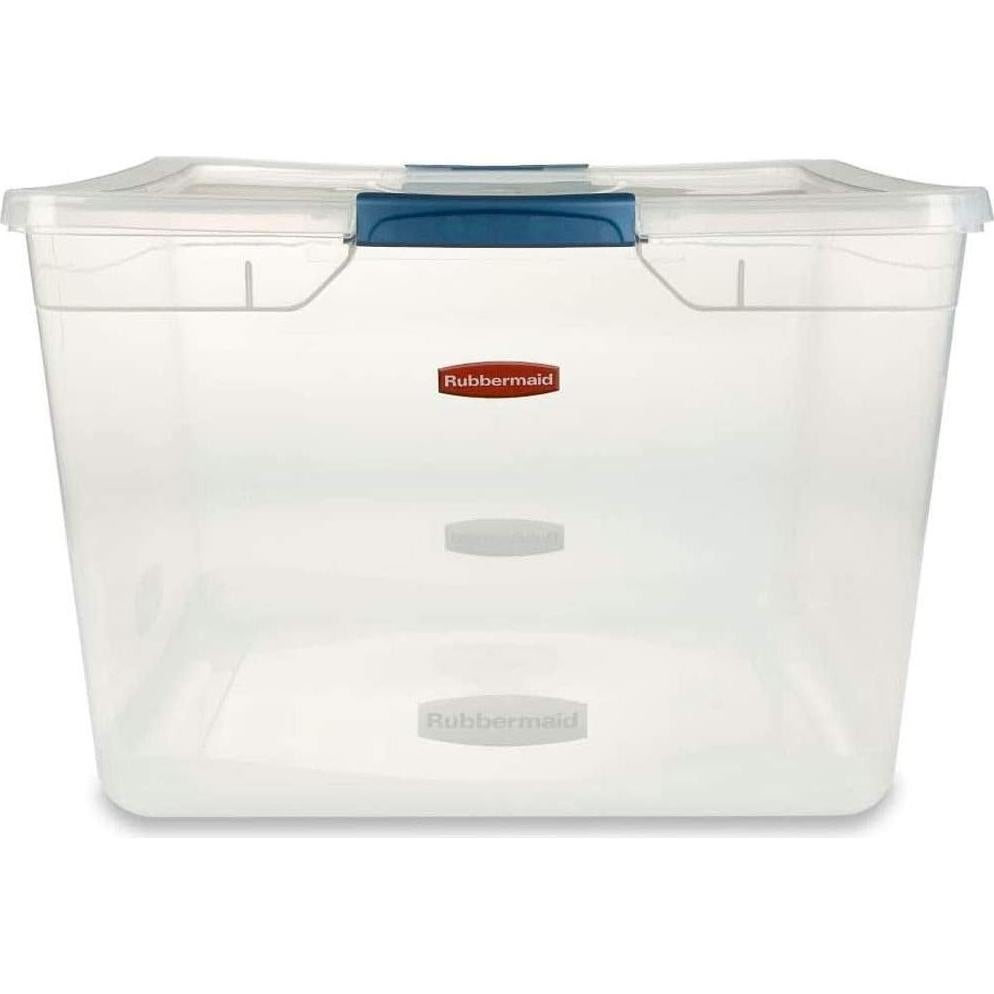 Contenedor de Almacenamiento Rubbermaid 67L Transparente