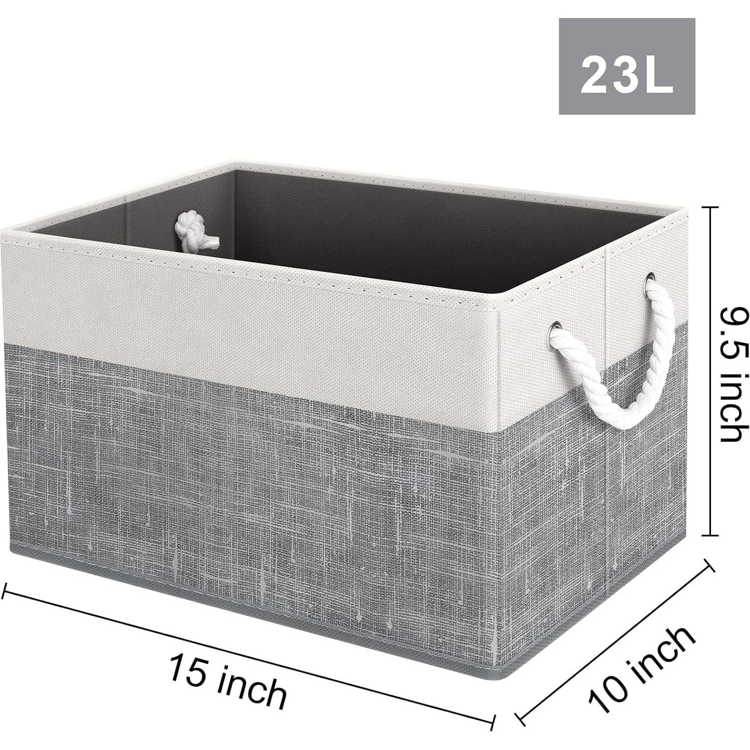 Cestas de Almacenamiento Fab Totes 3 Unidades Plegables 38x25x24cm