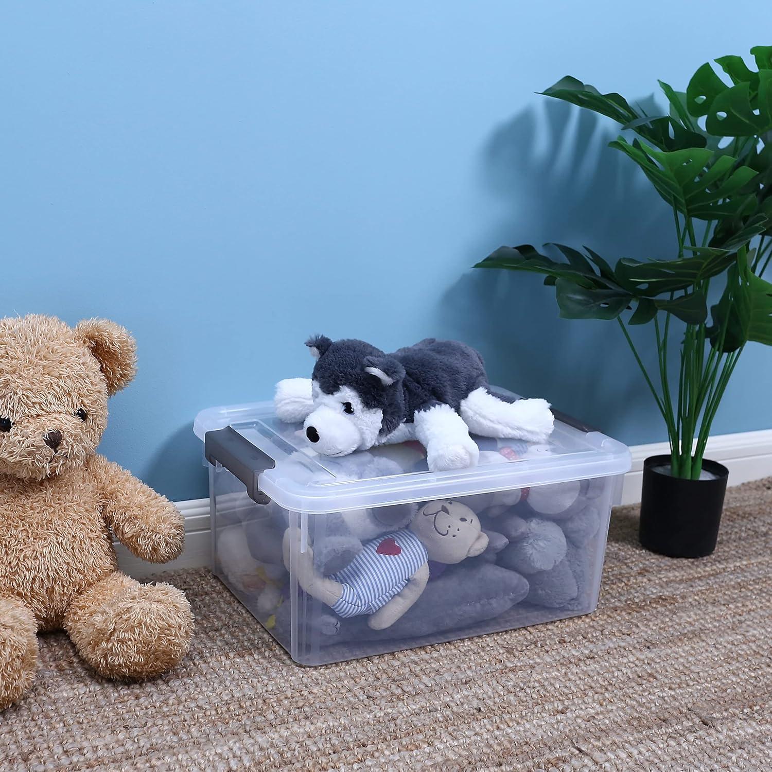 Contenedores de Almacenamiento Citylife 17L 4 Piezas Apilables